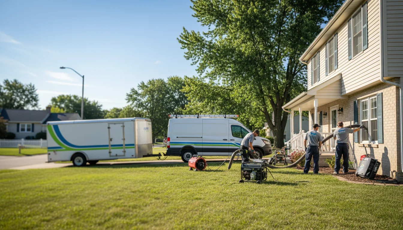 Flooded Basement Restoration And Cleanup With Repair in Junction City, KS near me